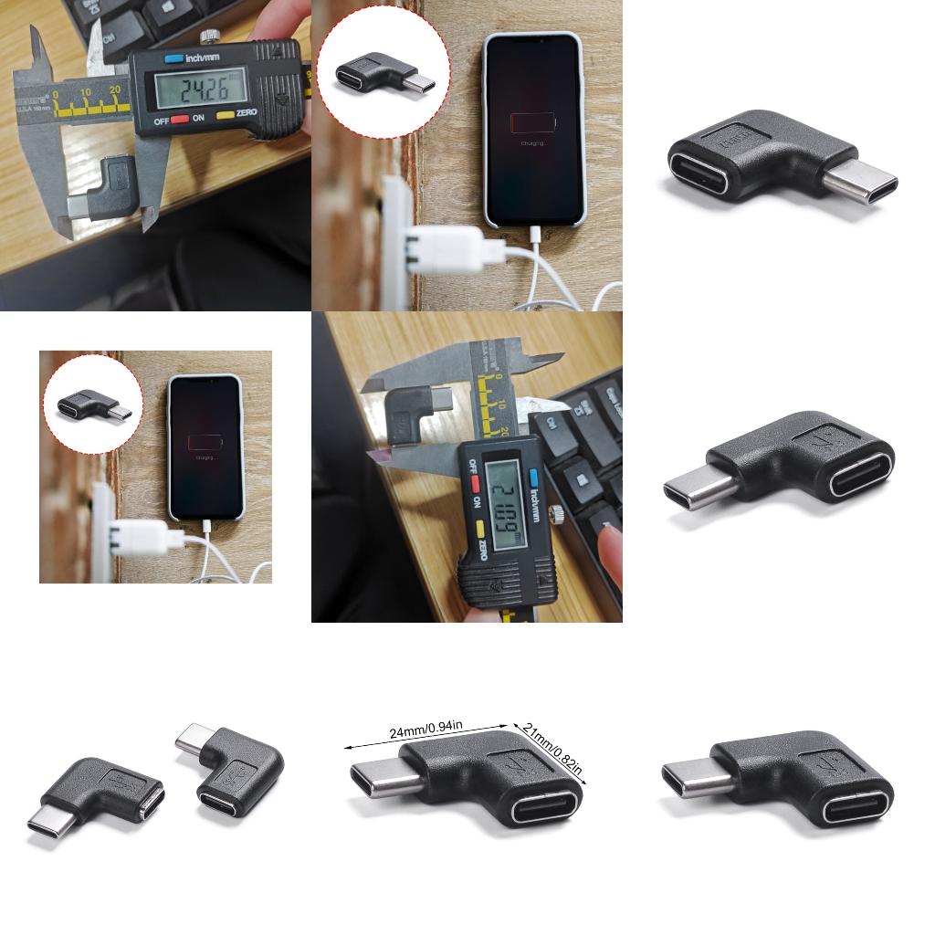 Electronics And Gadgets C - Acoplador USB C 90 grados para