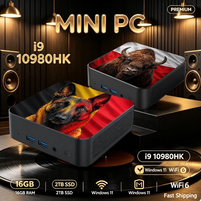 Mini Pc Windows - Computadora de Escritorio Pequeña para Juegos