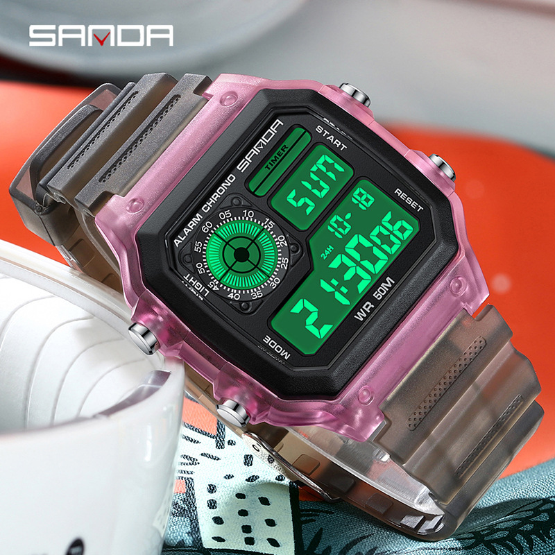 Electronic Gift - Reloj Deportivo Digital LED de Moda,