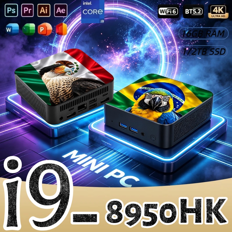 Mini Pc Windows - Mini PC Core i9-8950HK, 16GB RAM,