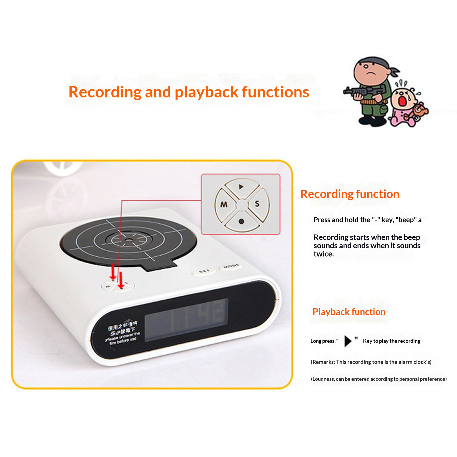 Electronics Gadgets To Gift - Reloj de Escritorio Electrónico Creativo con