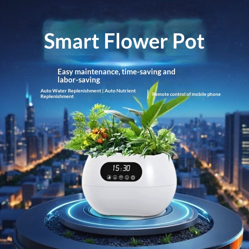 Electronic Gift - Maceta Inteligente con IA, Riego Automático,