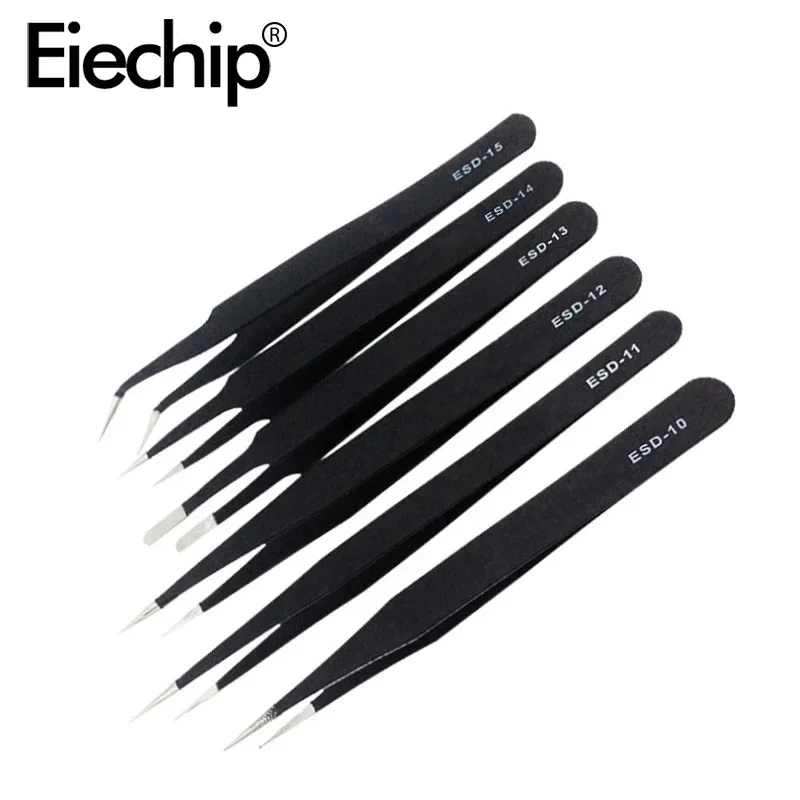 Electronics Repair Gadgets - Pinzas ESD antiestáticas de 1 piezas,