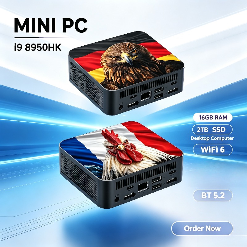 Mini Pc Windows - Mini Computadora de Escritorio para Juegos