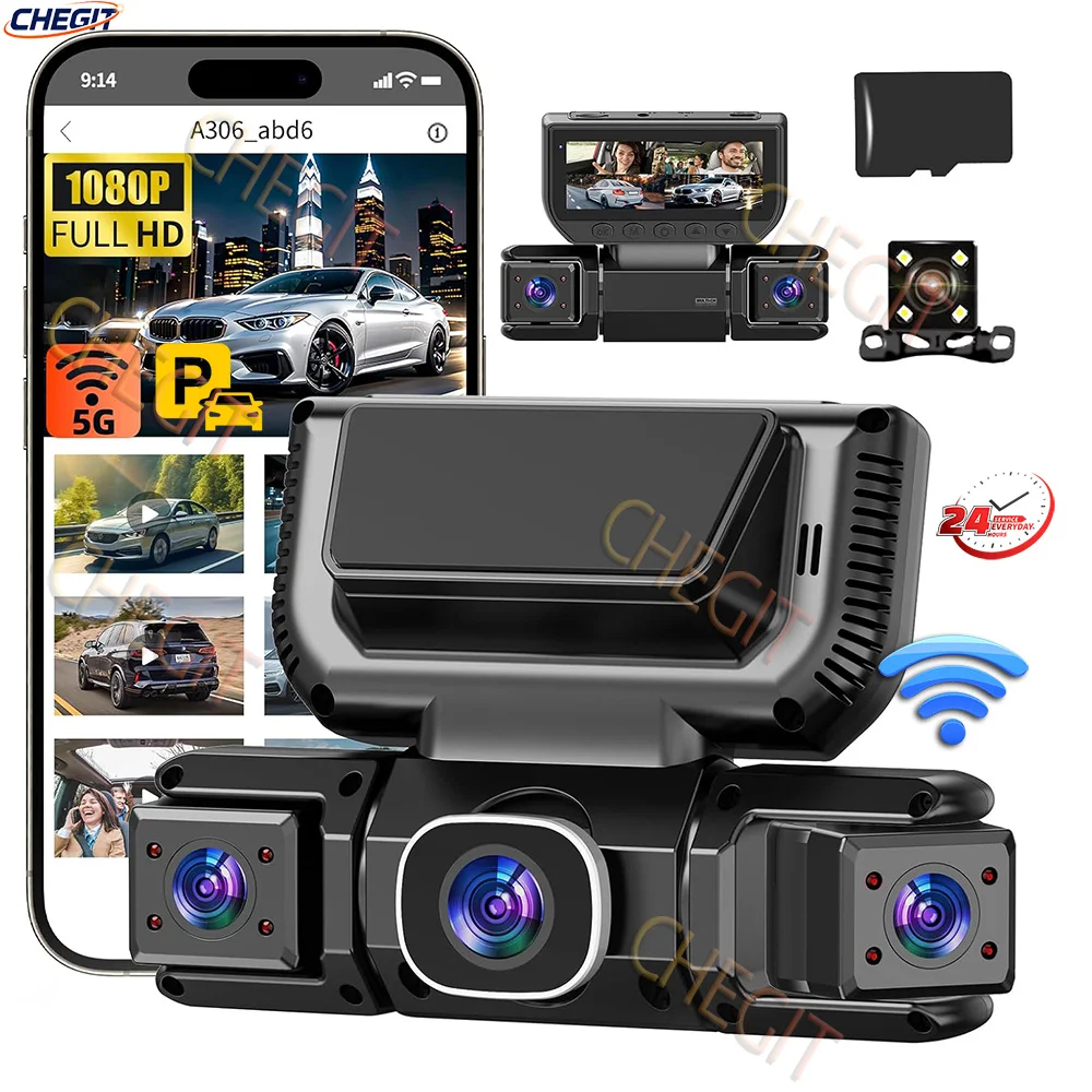 Panoramic Dash Cam 360 - Cámara de Visión Trasera de 360
