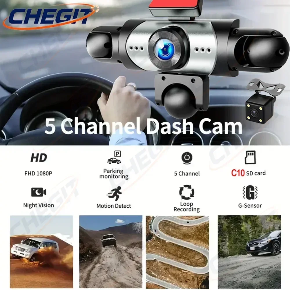 Nueva cámara para coche de 5 l - Panoramic Dash Cam 360 reseña y precio