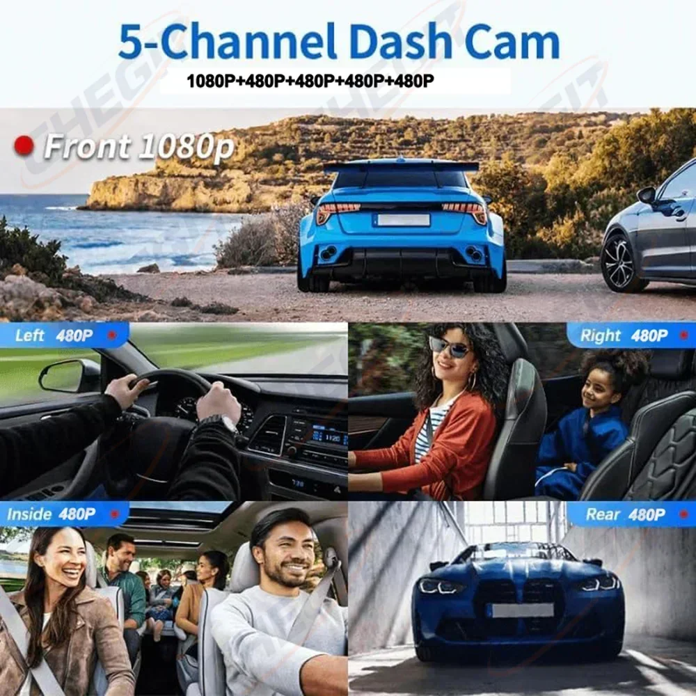 Nueva cámara para coche de 5 l - Panoramic Dash Cam 360 reseña y precio