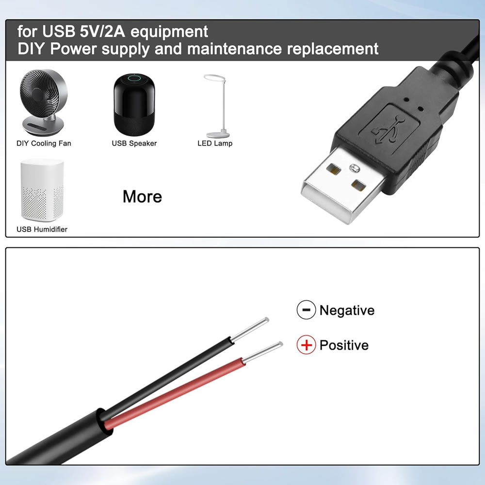 Cable de alimentación USB de 2 - Electronics Repair Gadgets reseña y precio
