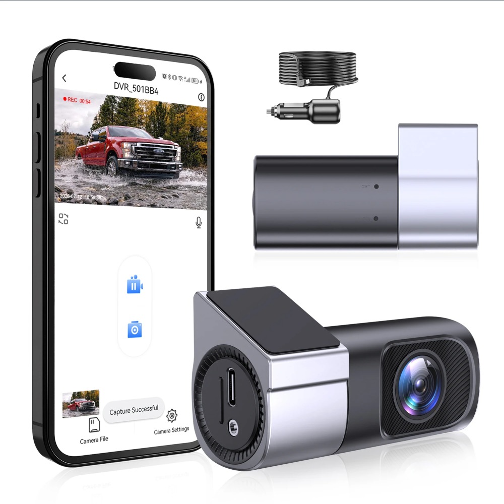 Mini Cámara de Coche 1080P Ult - Panoramic Dash Cam 360 reseña y precio
