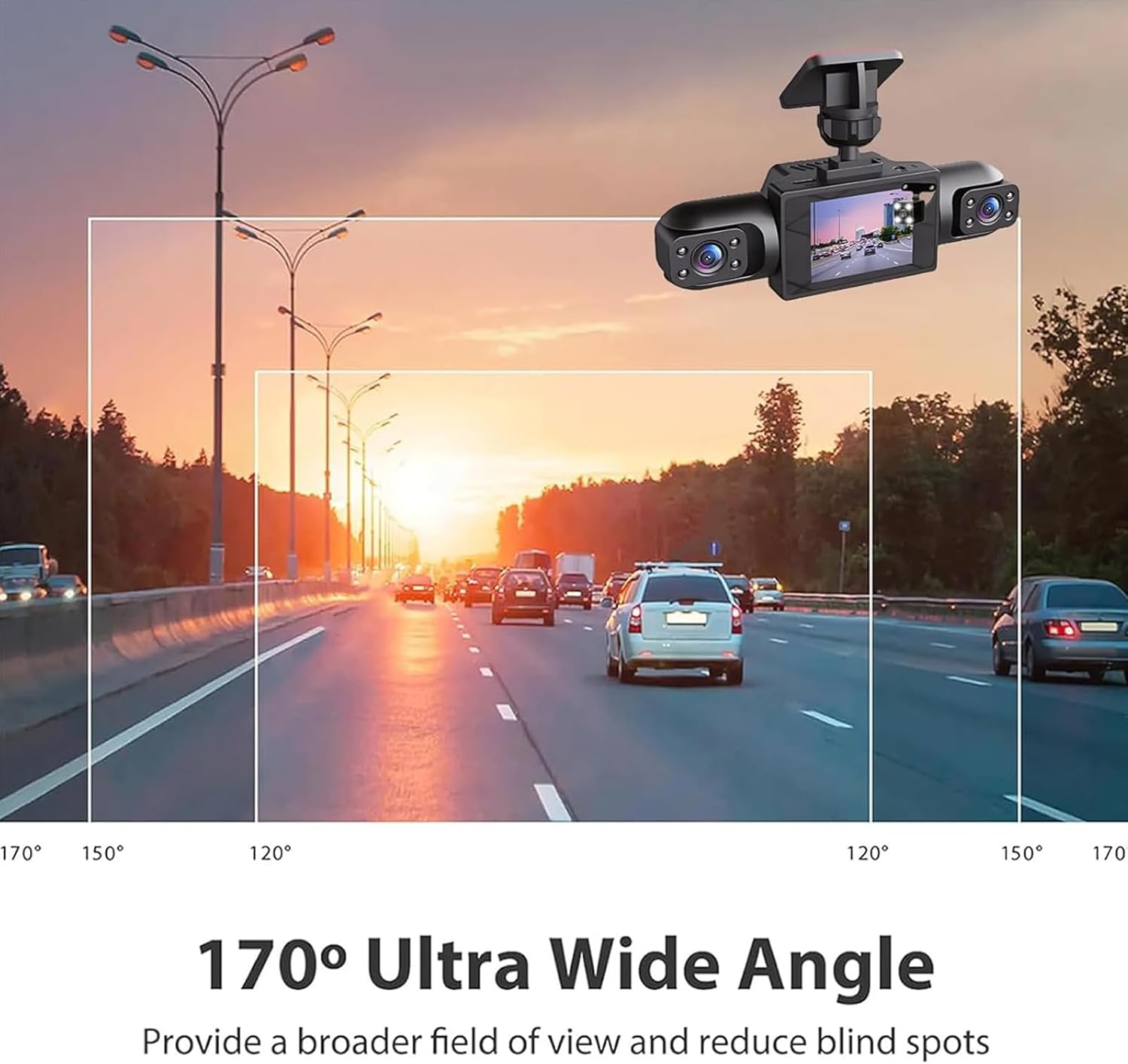 Cámara de Coche Panorámica de  - Panoramic Dash Cam 360 reseña y precio