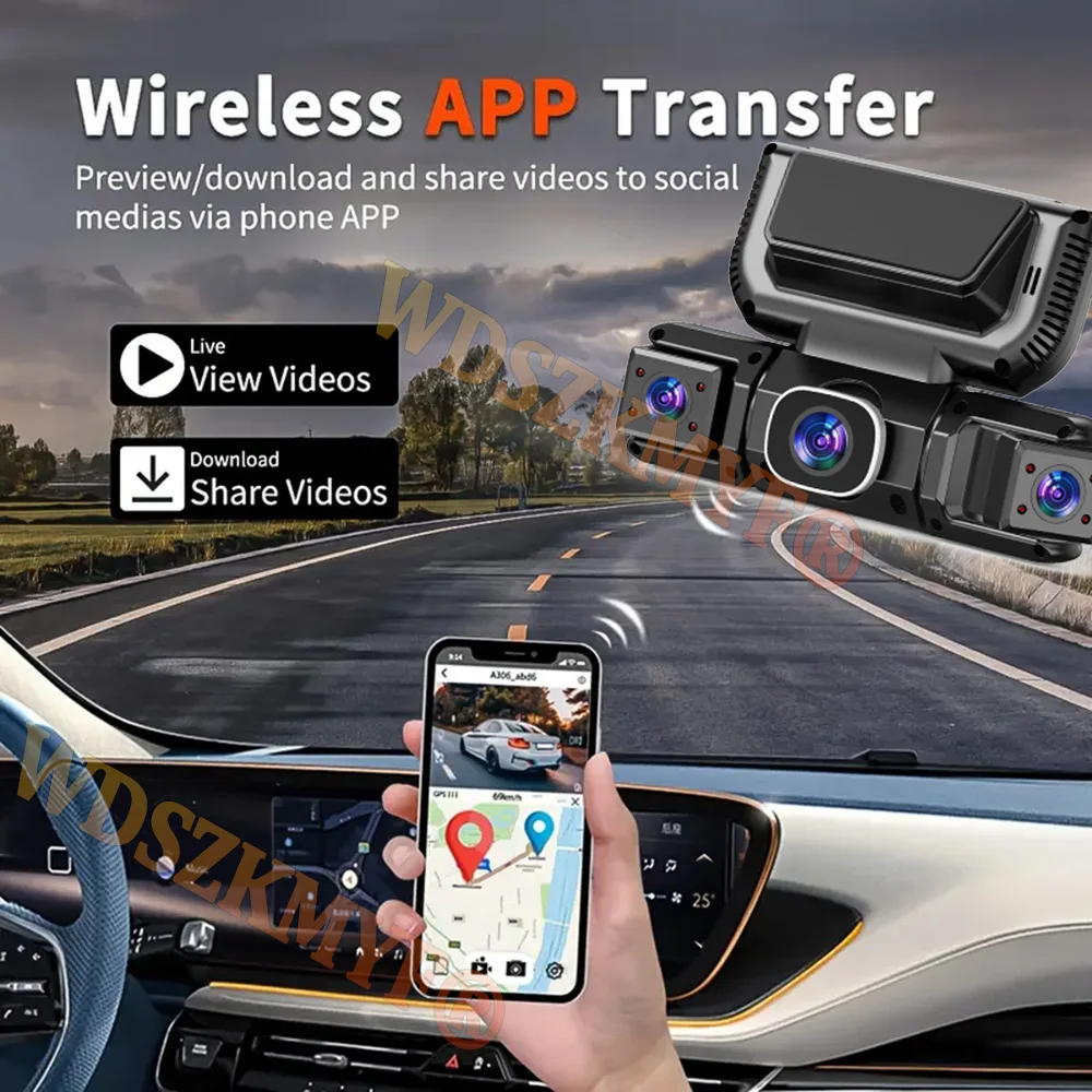 Cámara DVR para Auto de 4 Cana - Panoramic Dash Cam 360 reseña y precio