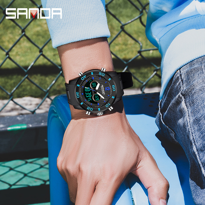 Reloj Electrónico SANDA para H - Electronic Gift reseña y precio