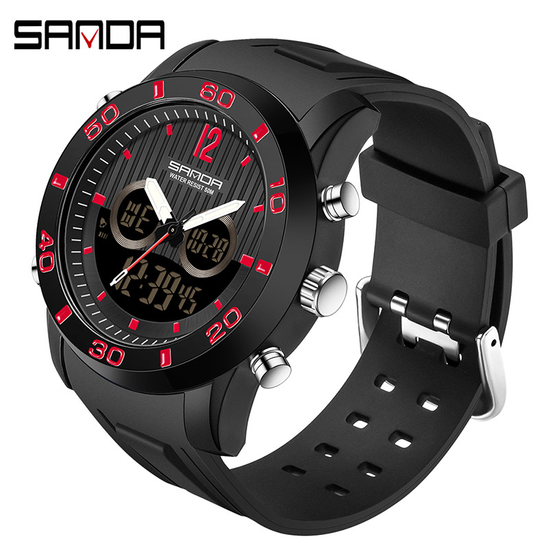 Reloj Electrónico SANDA para H - Electronic Gift reseña y precio
