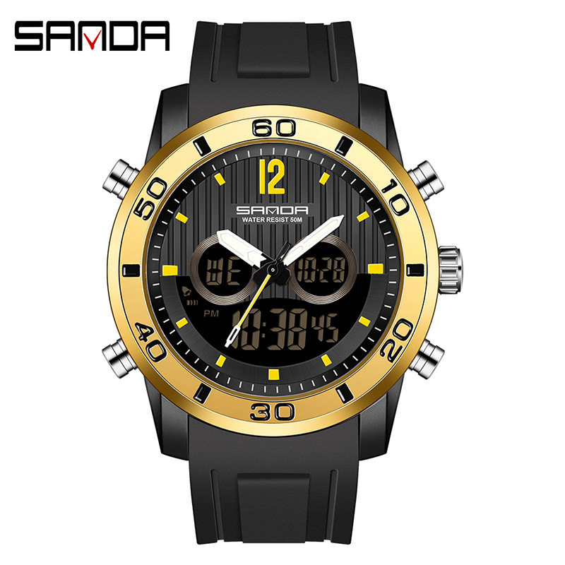 Reloj Electrónico SANDA para H - Electronic Gift reseña y precio